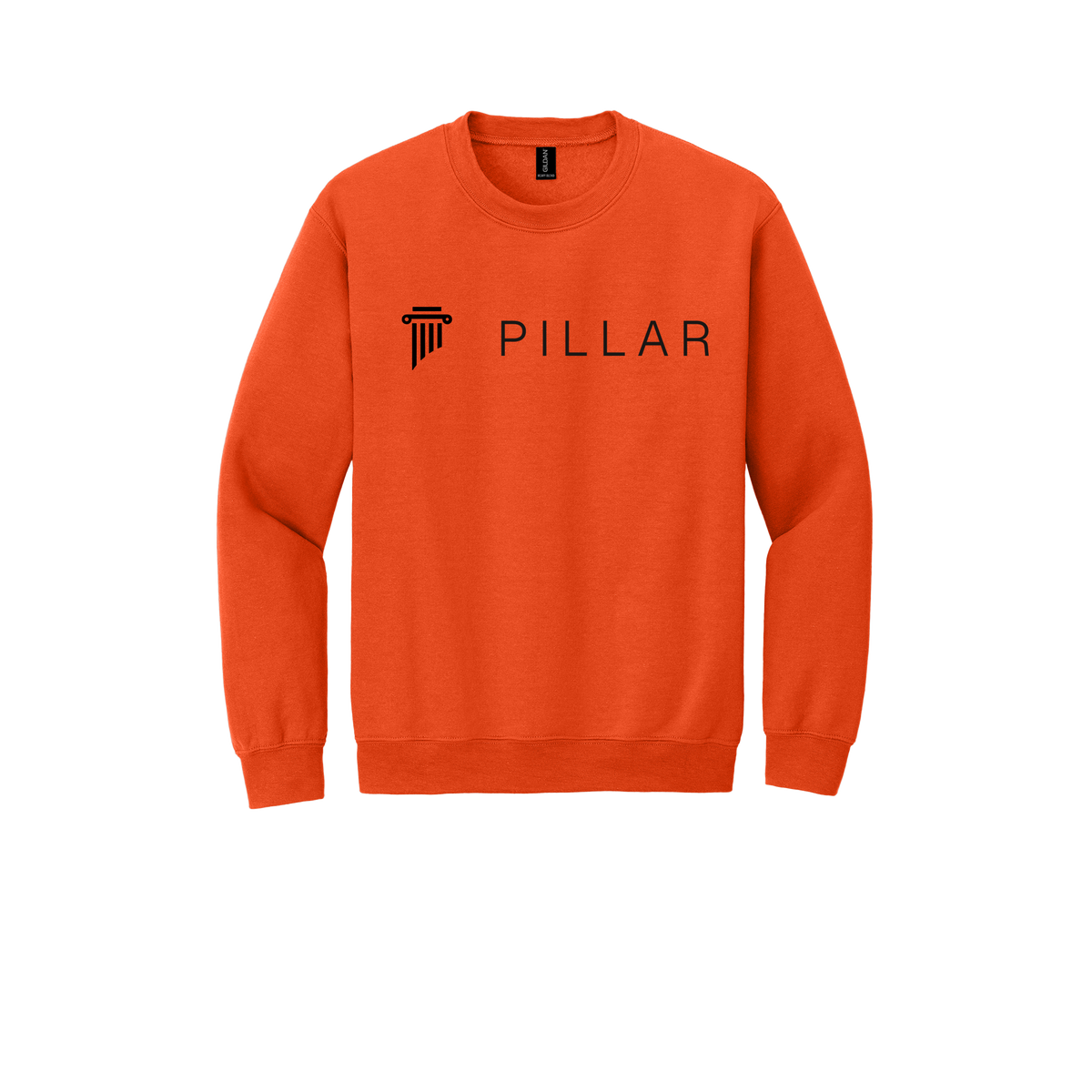 pillar-comfort-crewneck-dtf-front-18000-orange-flat-front