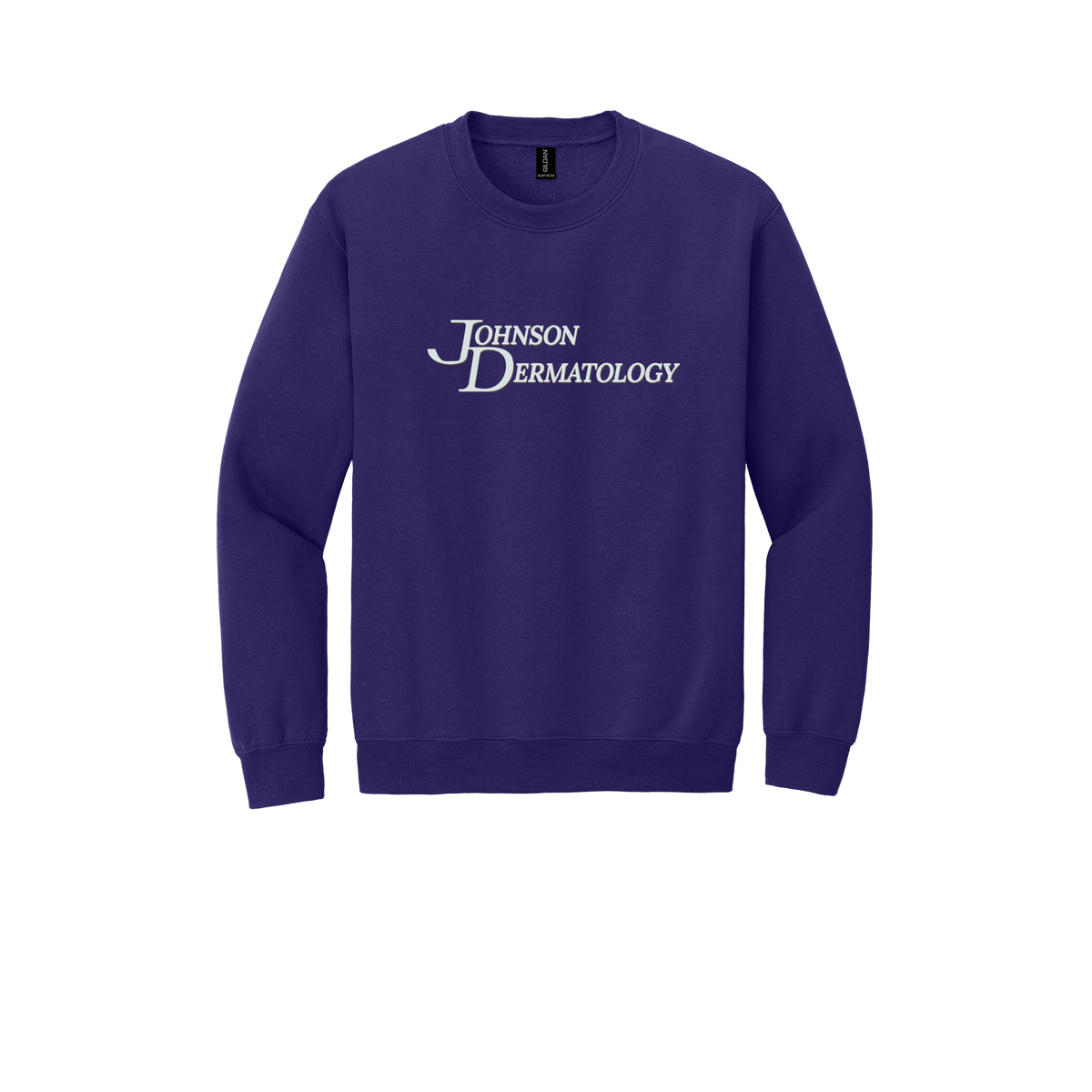 johnsondermatology-clinic-comfort-crewneck-dtf-front-18000-purple-flat-front