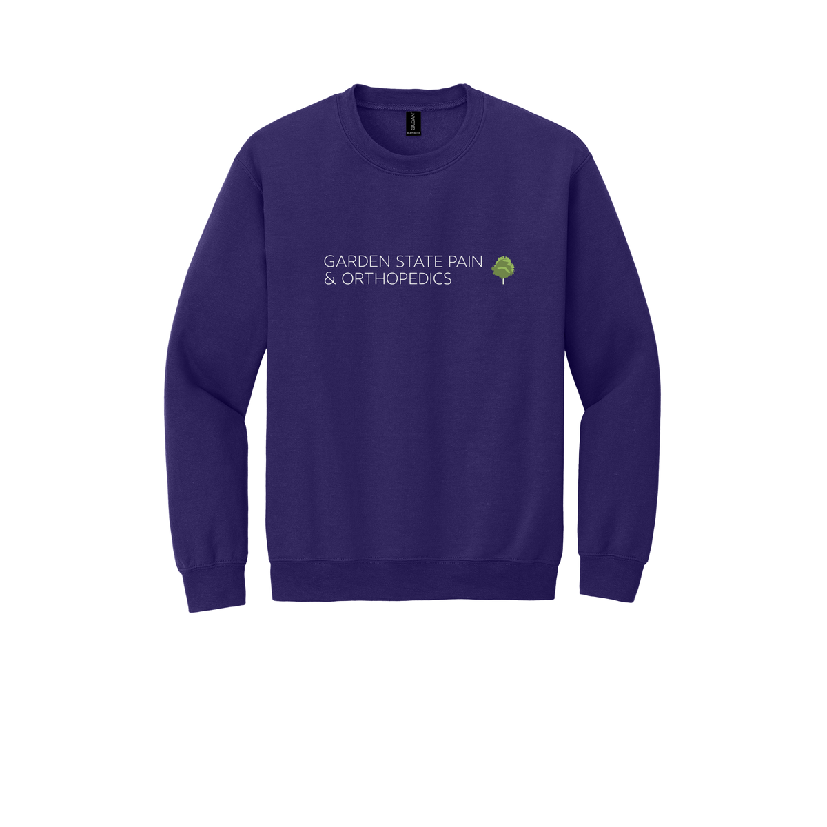 gardenstatepain-clinic-comfort-crewneck-dtf-front-18000-purple-flat-front