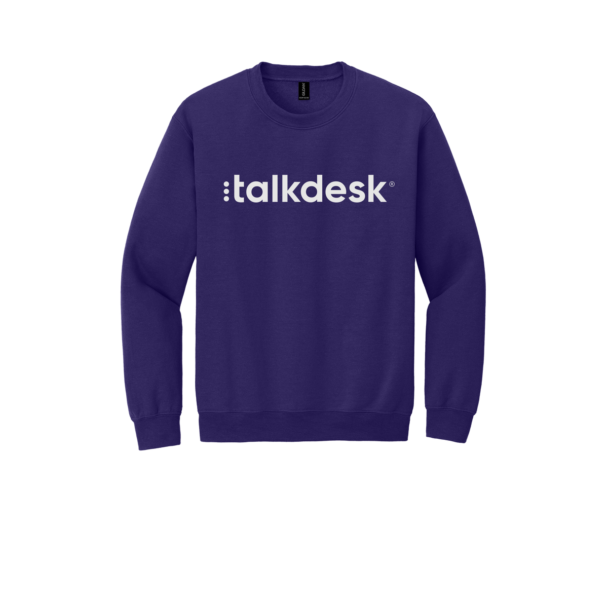 talkdesk-comfort-crewneck-dtf-front-18000-purple-flat-front