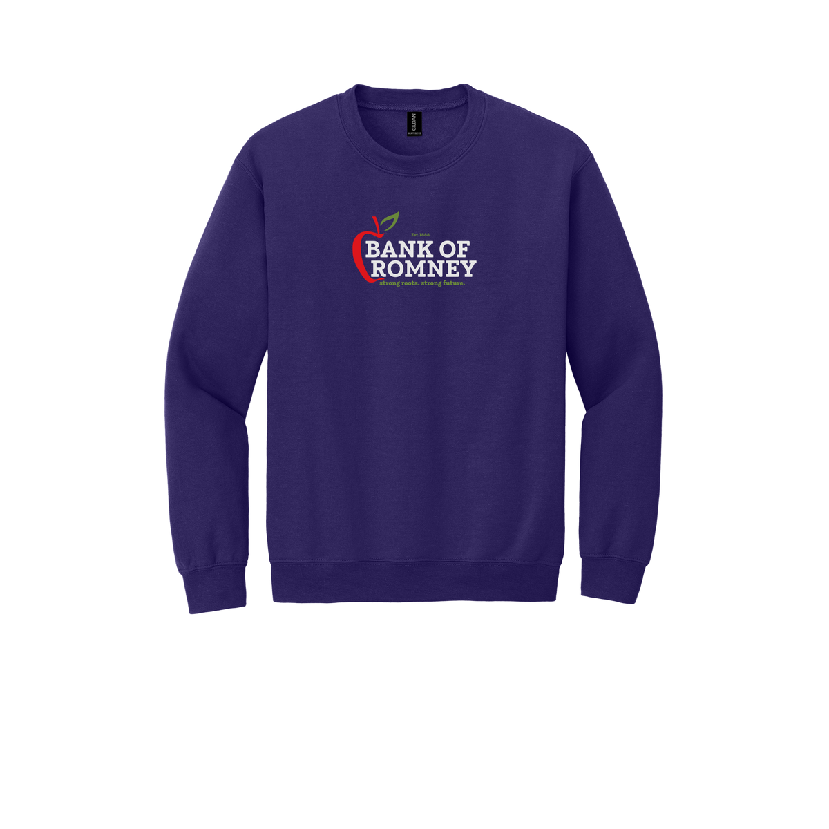 bankofromney-comfort-crewneck-dtf-front-18000-purple-flat-front