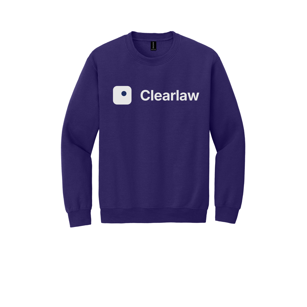 clearlaw-comfort-crewneck-dtf-front-18000-purple-flat-front