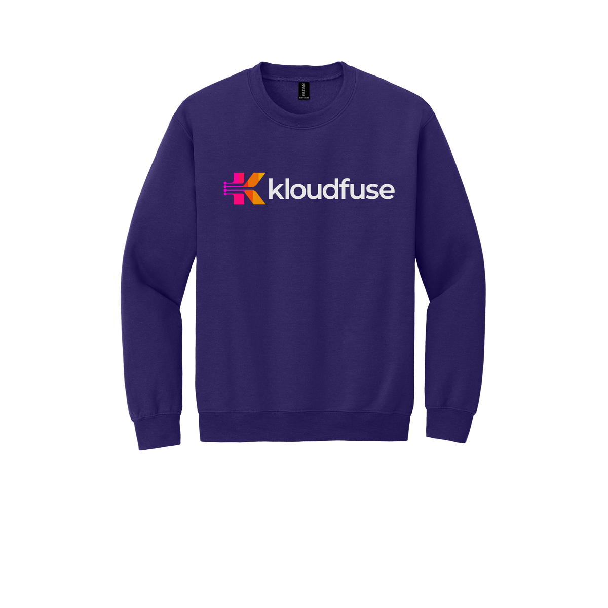 kloudfuse-comfort-crewneck-dtf-front-18000-purple-flat-front