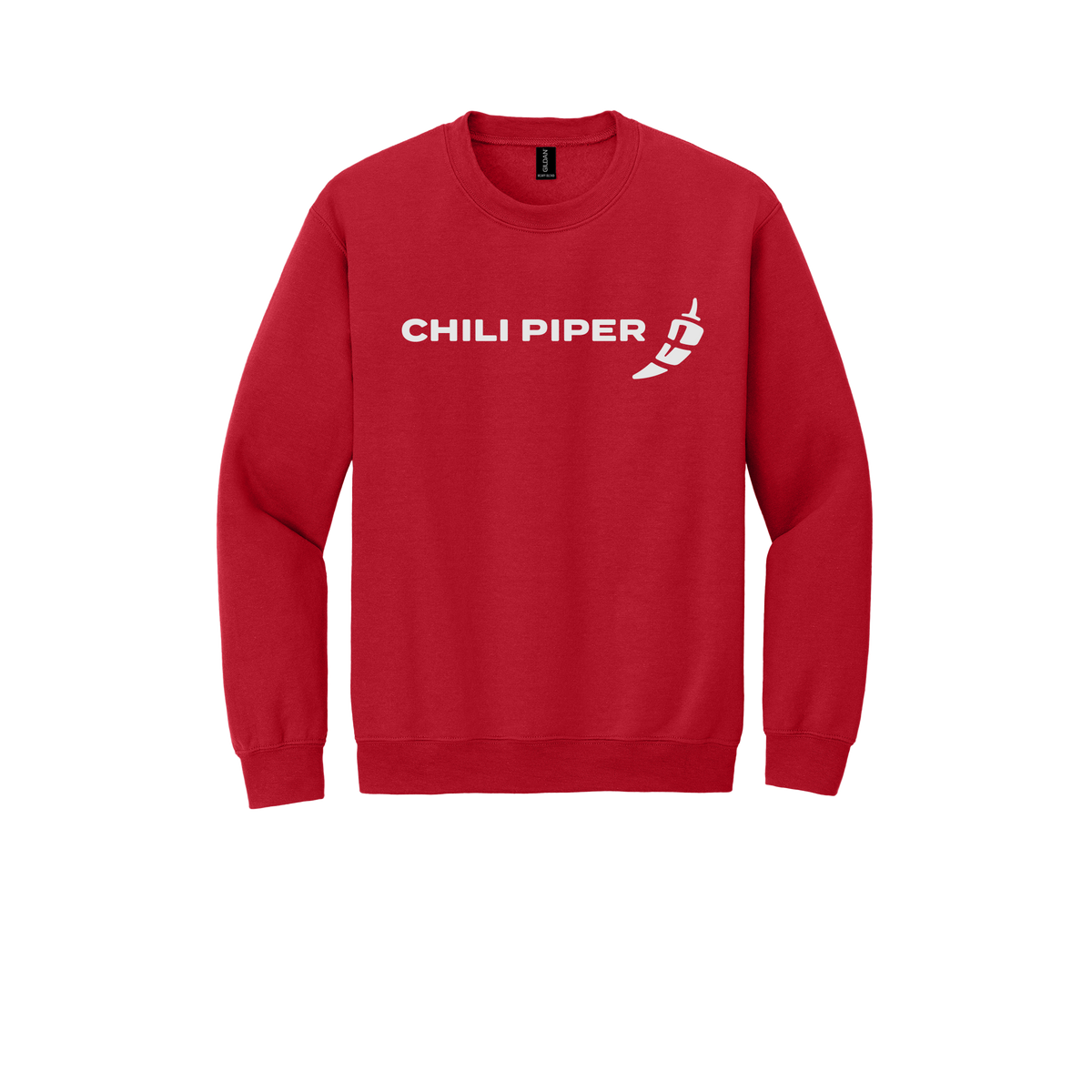chilipiper-comfort-crewneck-dtf-front-18000-red-flat-front