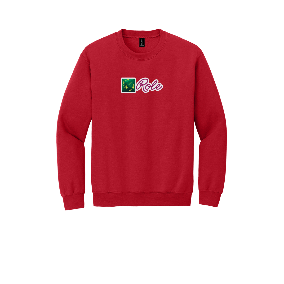 cinemarole-comfort-crewneck-dtf-front-18000-red-flat-front