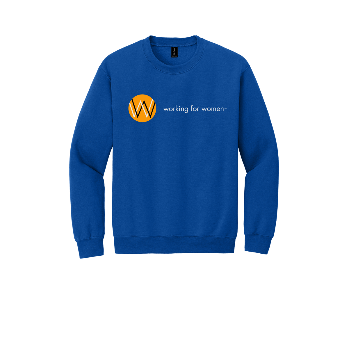 workingforwomen-comfort-crewneck-dtf-front-18000-royal-flat-front