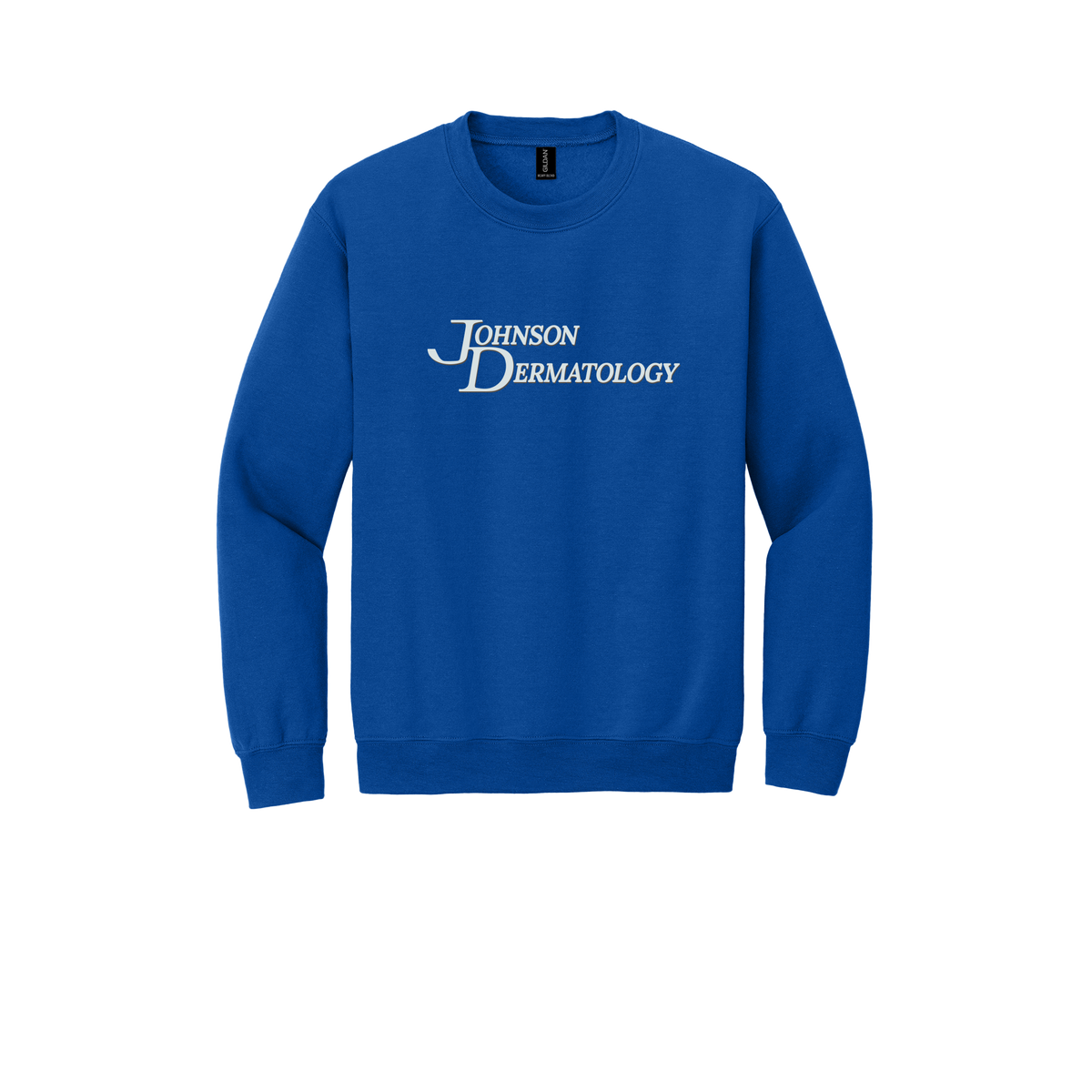 johnsondermatology-clinic-comfort-crewneck-dtf-front-18000-royal-flat-front