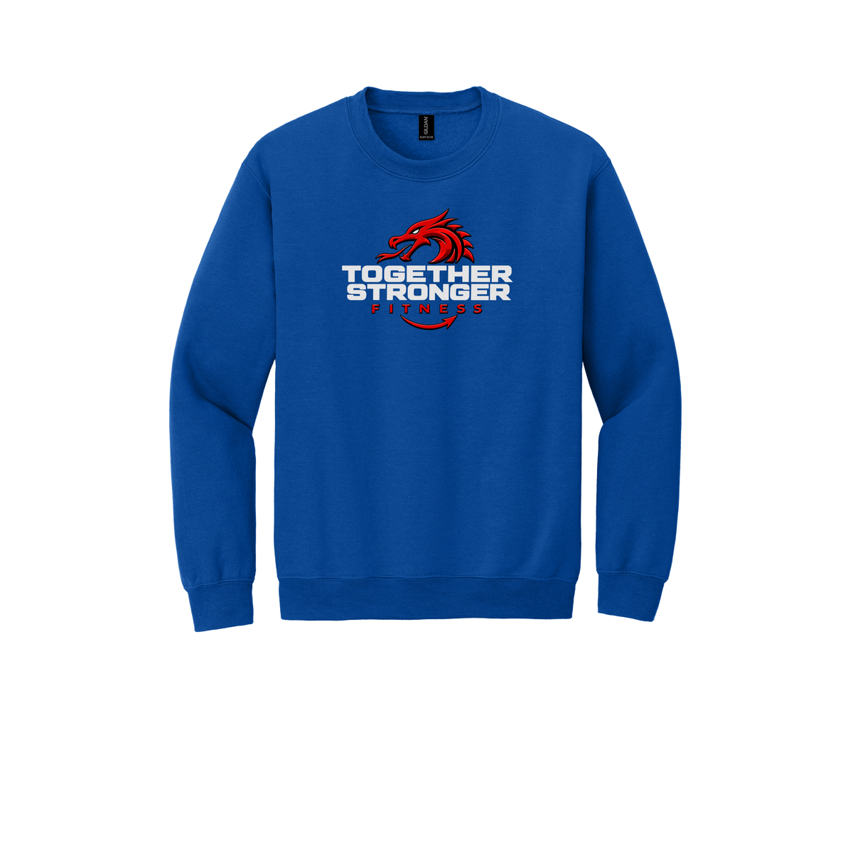 togetherstrongerfitness-comfort-crewneck-dtf-front-18000-royal-flat-front