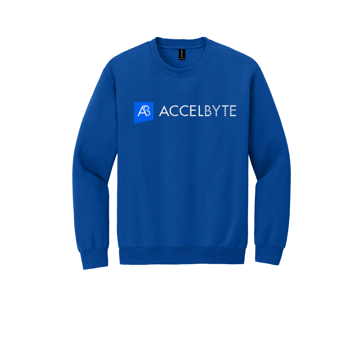 accelbyte-comfort-crewneck-dtf-front-18000-royal-flat-front