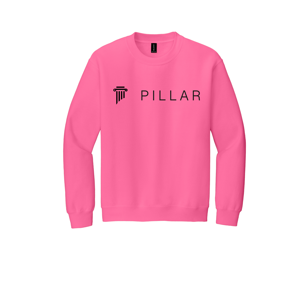 pillar-comfort-crewneck-dtf-front-18000-safetypink-flat-front
