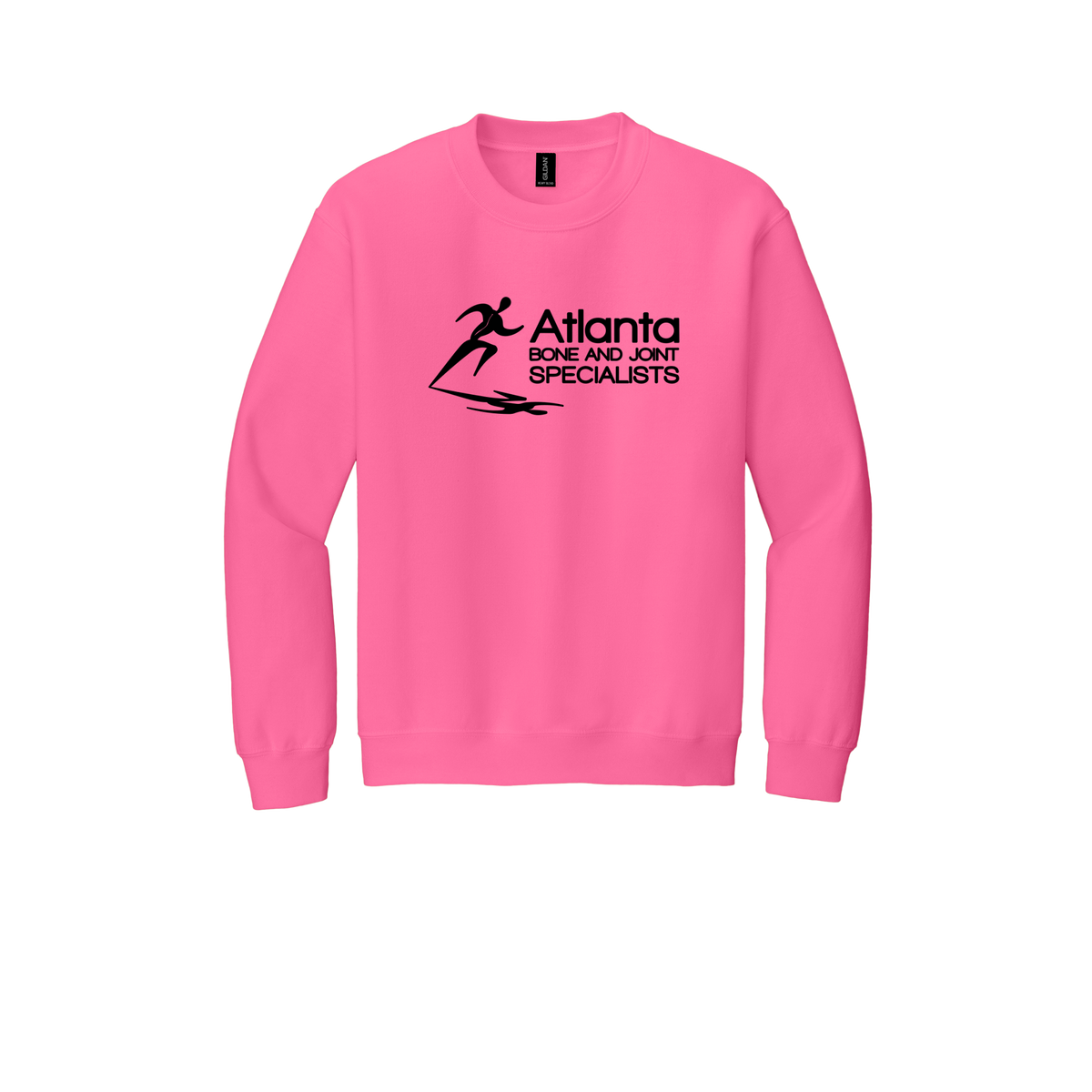 atlantaboneandjoint-clinic-comfort-crewneck-dtf-front-18000-safetypink-flat-front