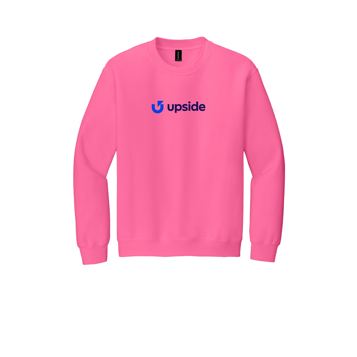 upside-comfort-crewneck-dtf-front-18000-safetypink-flat-front