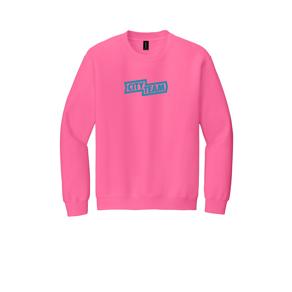 cityteam-comfort-crewneck-dtf-front-18000-safetypink-flat-front
