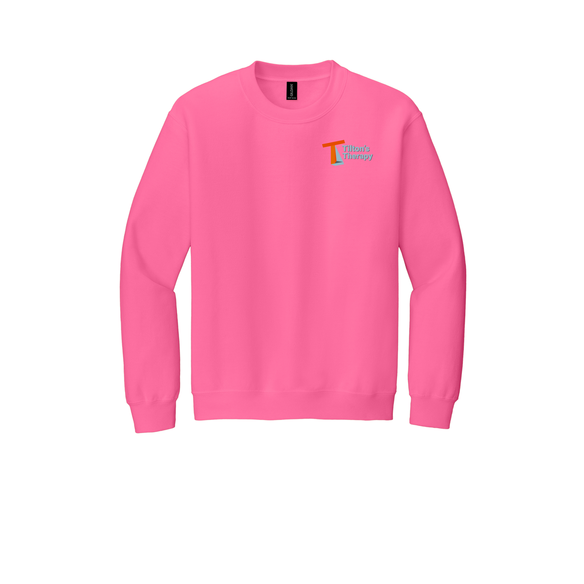 tiltonstherapy-comfort-crewneck-dtf-leftchest-18000-safetypink-flat-front