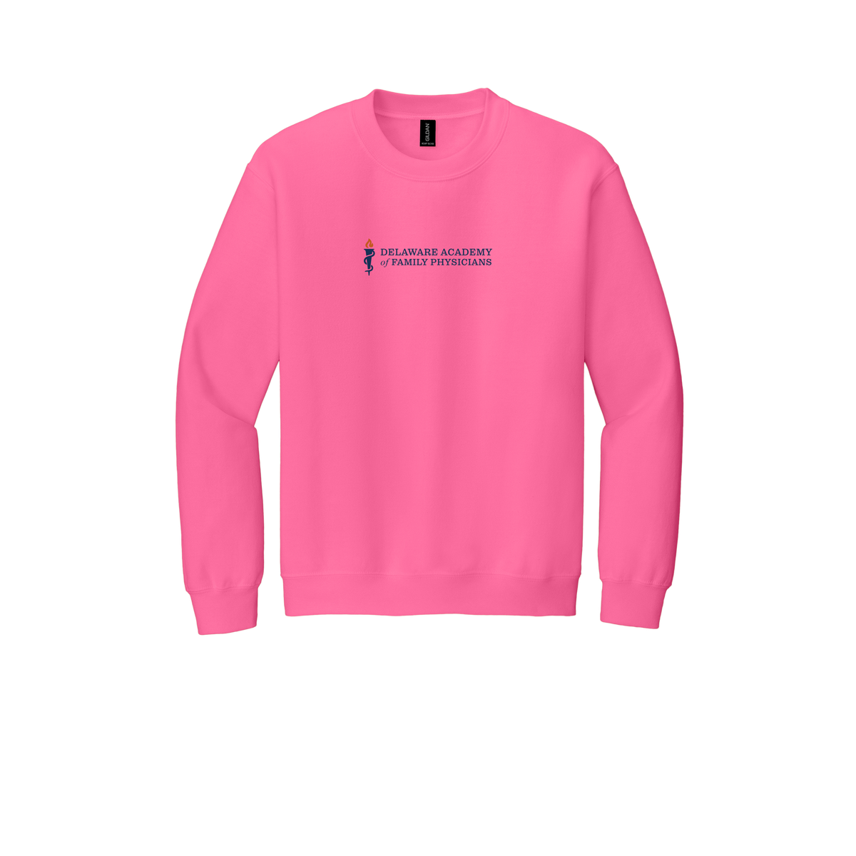 delfamdoc-clinic-comfort-crewneck-dtf-front-18000-safetypink-flat-front