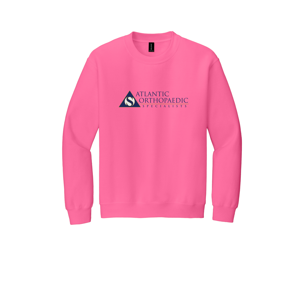 atlanticortho-clinic-comfort-crewneck-dtf-front-18000-safetypink-flat-front