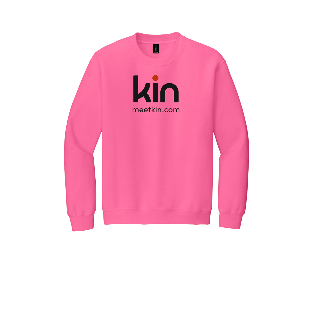 kin-comfort-crewneck-dtf-front-18000-safetypink-flat-front