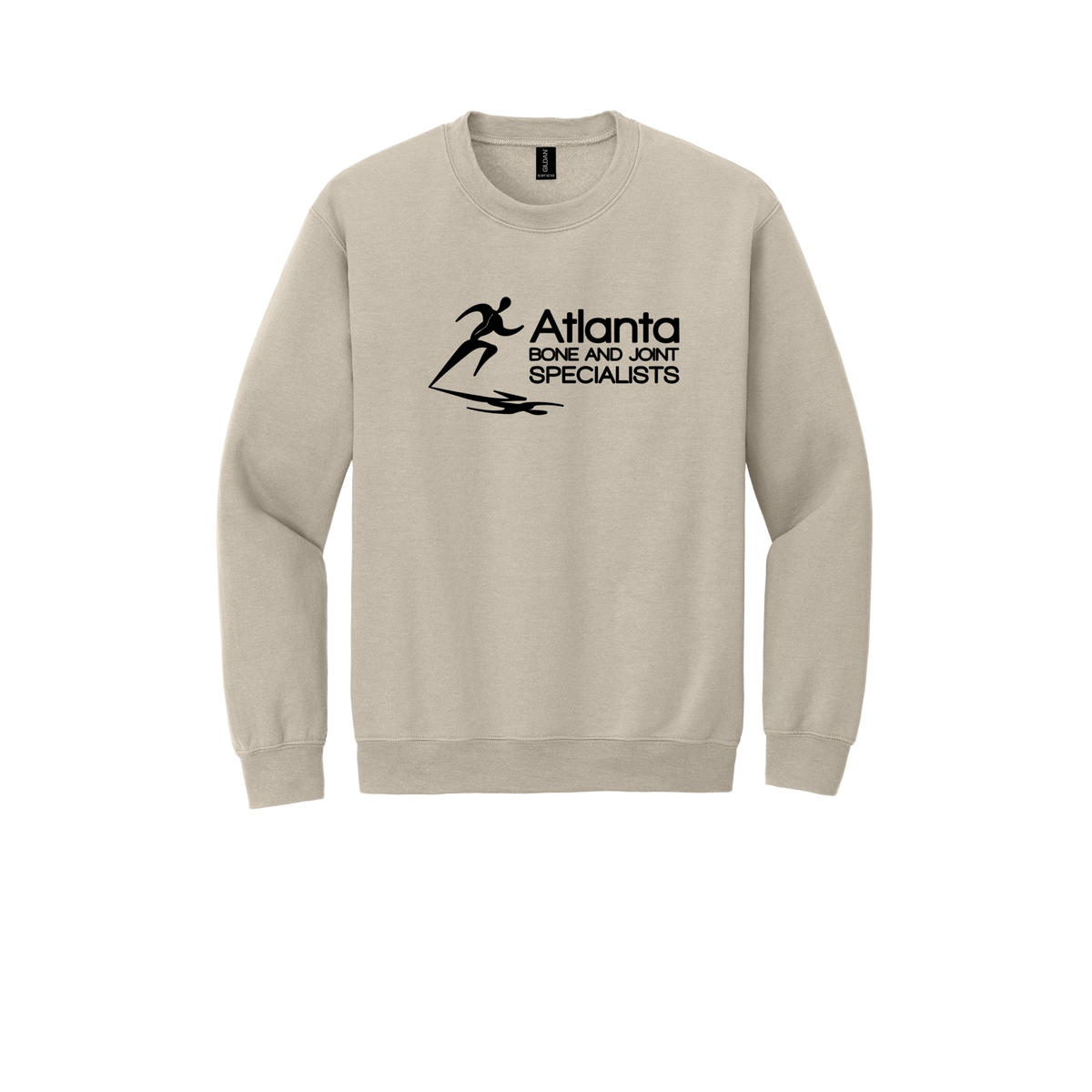 atlantaboneandjoint-clinic-comfort-crewneck-dtf-front-18000-sand-flat-front