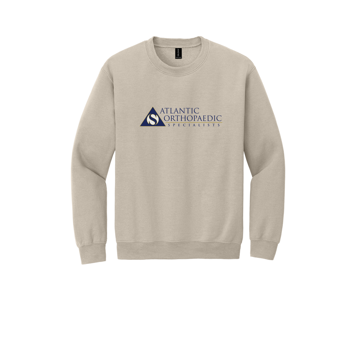 atlanticortho-clinic-comfort-crewneck-dtf-front-18000-sand-flat-front