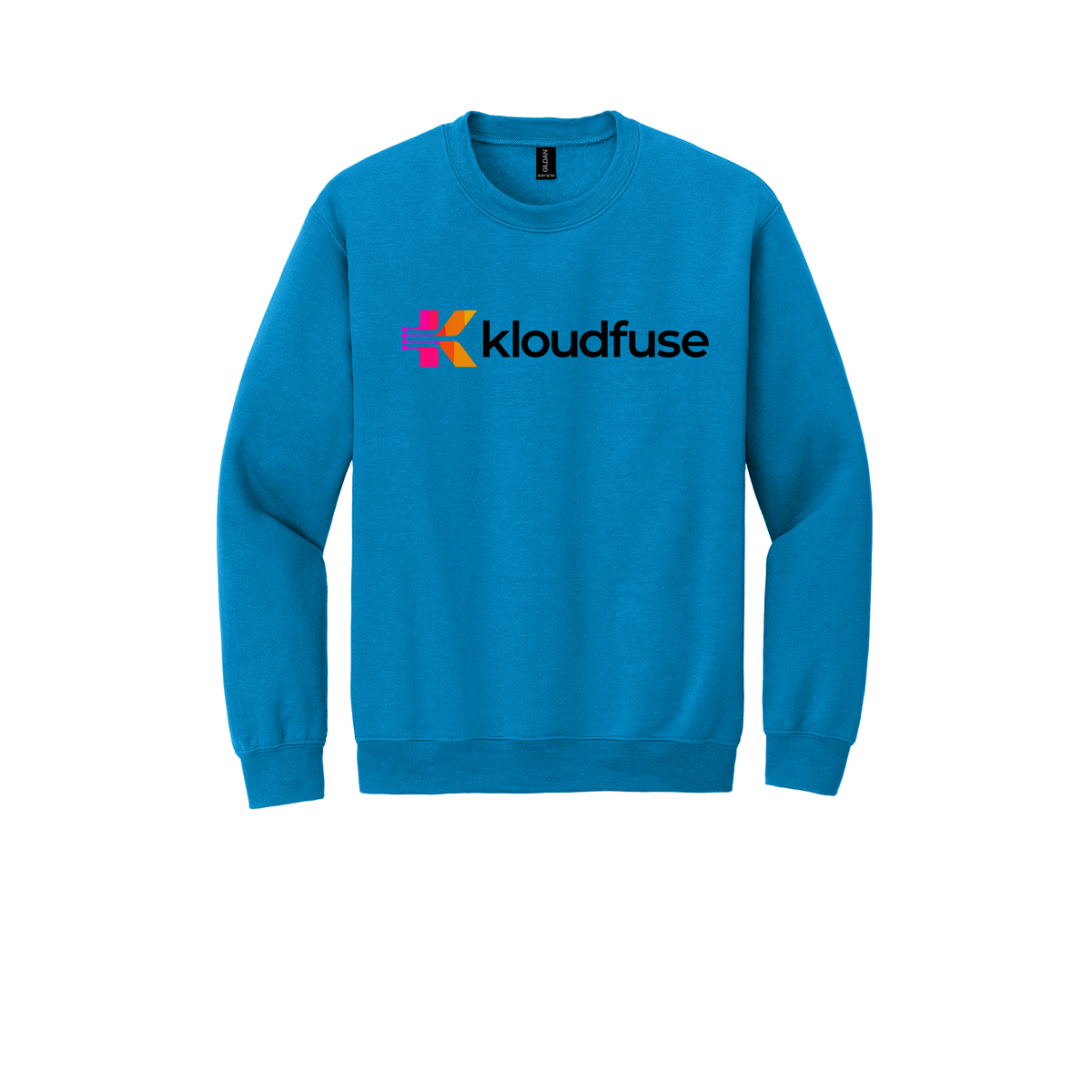 kloudfuse-comfort-crewneck-dtf-front-18000-sapphire-flat-front