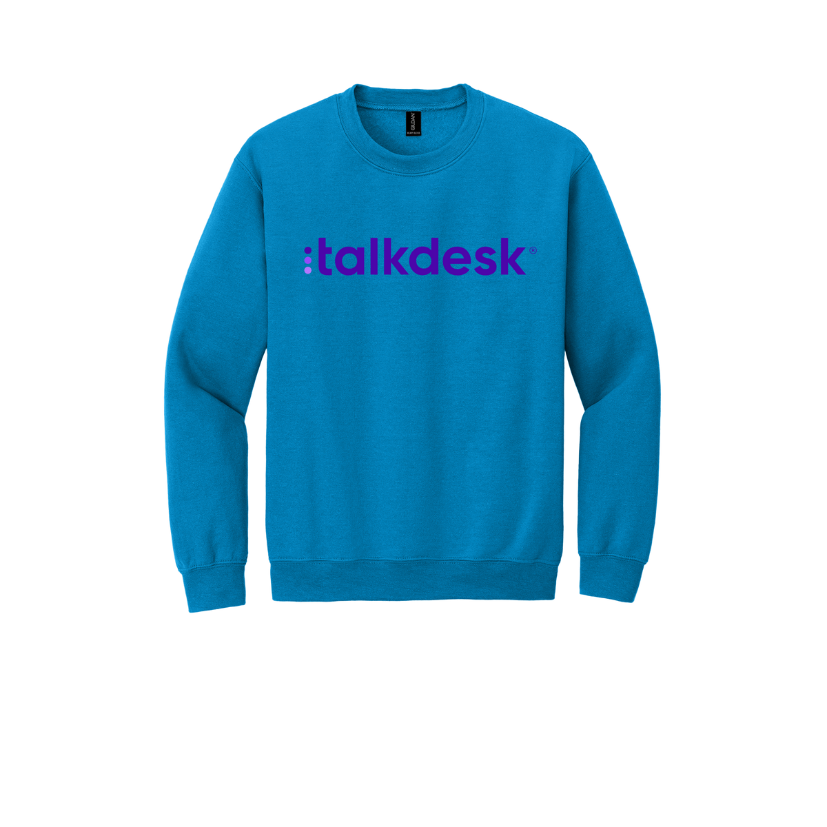 talkdesk-comfort-crewneck-dtf-front-18000-sapphire-flat-front
