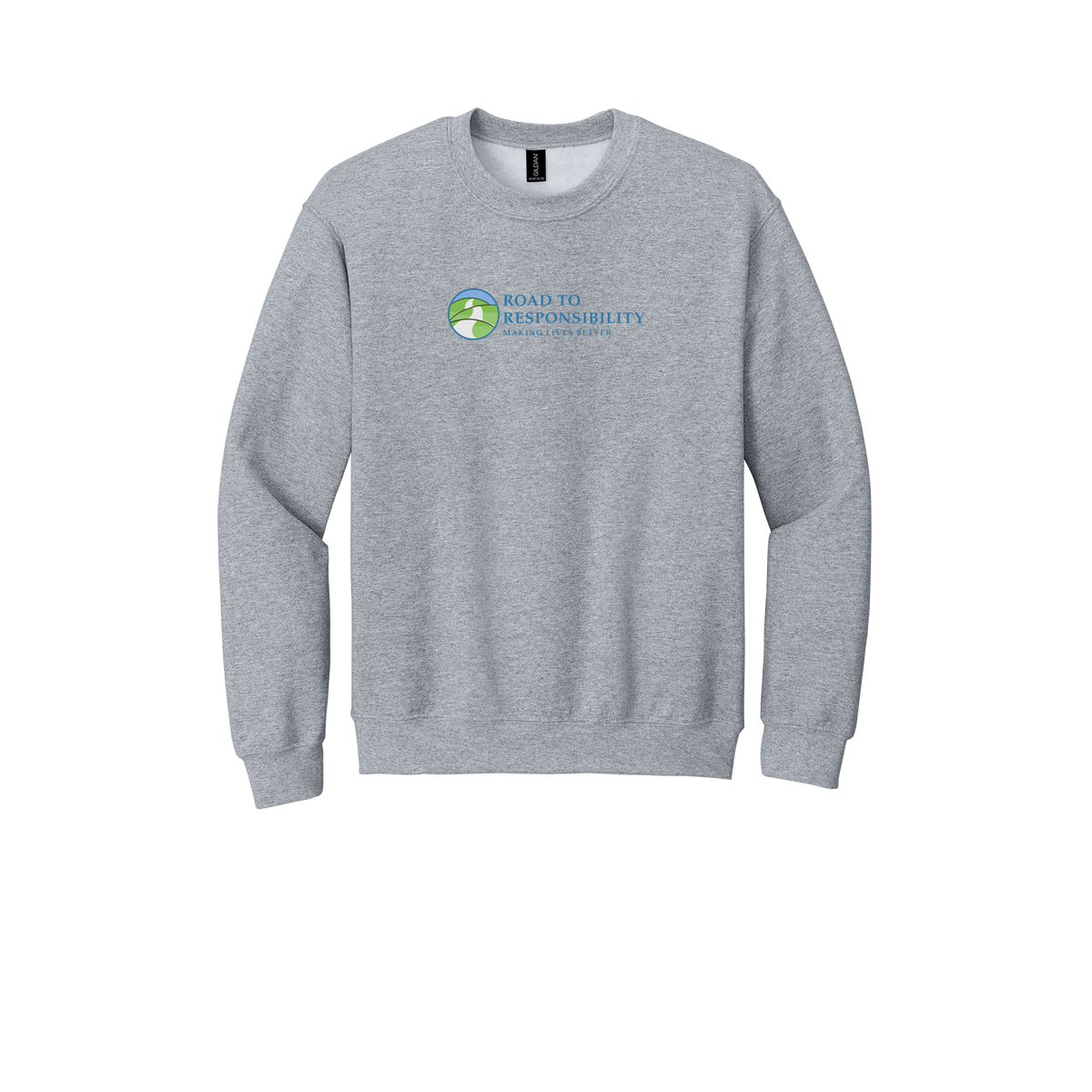 roadtoresponsibility-comfort-crewneck-dtf-front-18000-sportgrey-flat-front