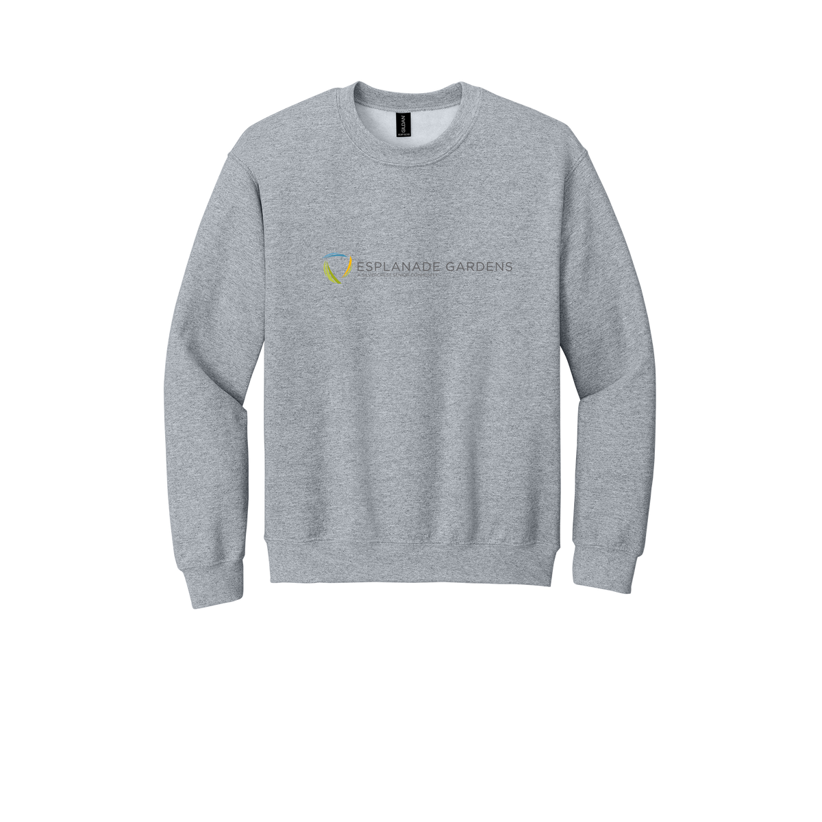 esplanadeseniorcampus-clinic-comfort-crewneck-dtf-front-18000-sportgrey-flat-front