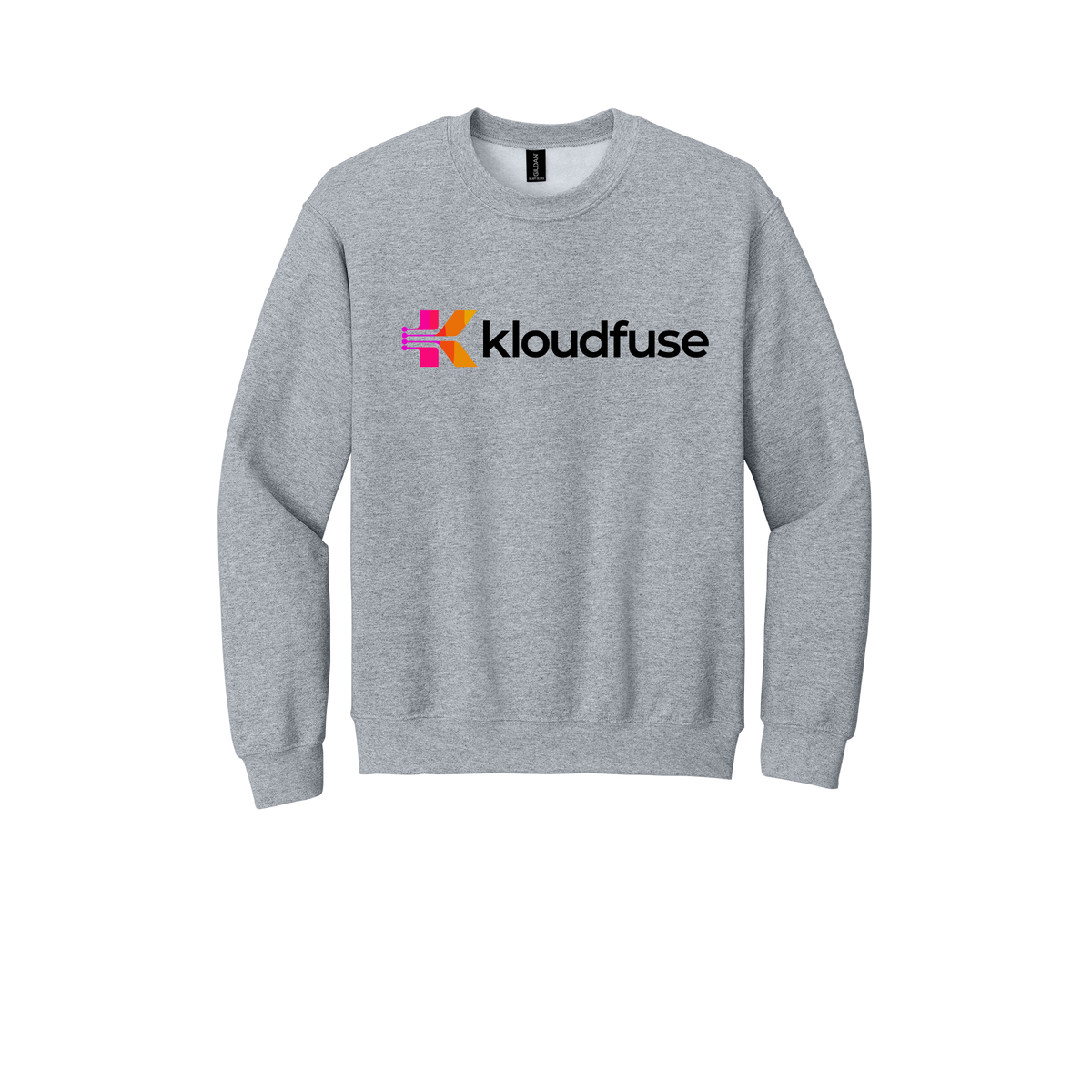 kloudfuse-comfort-crewneck-dtf-front-18000-sportgrey-flat-front
