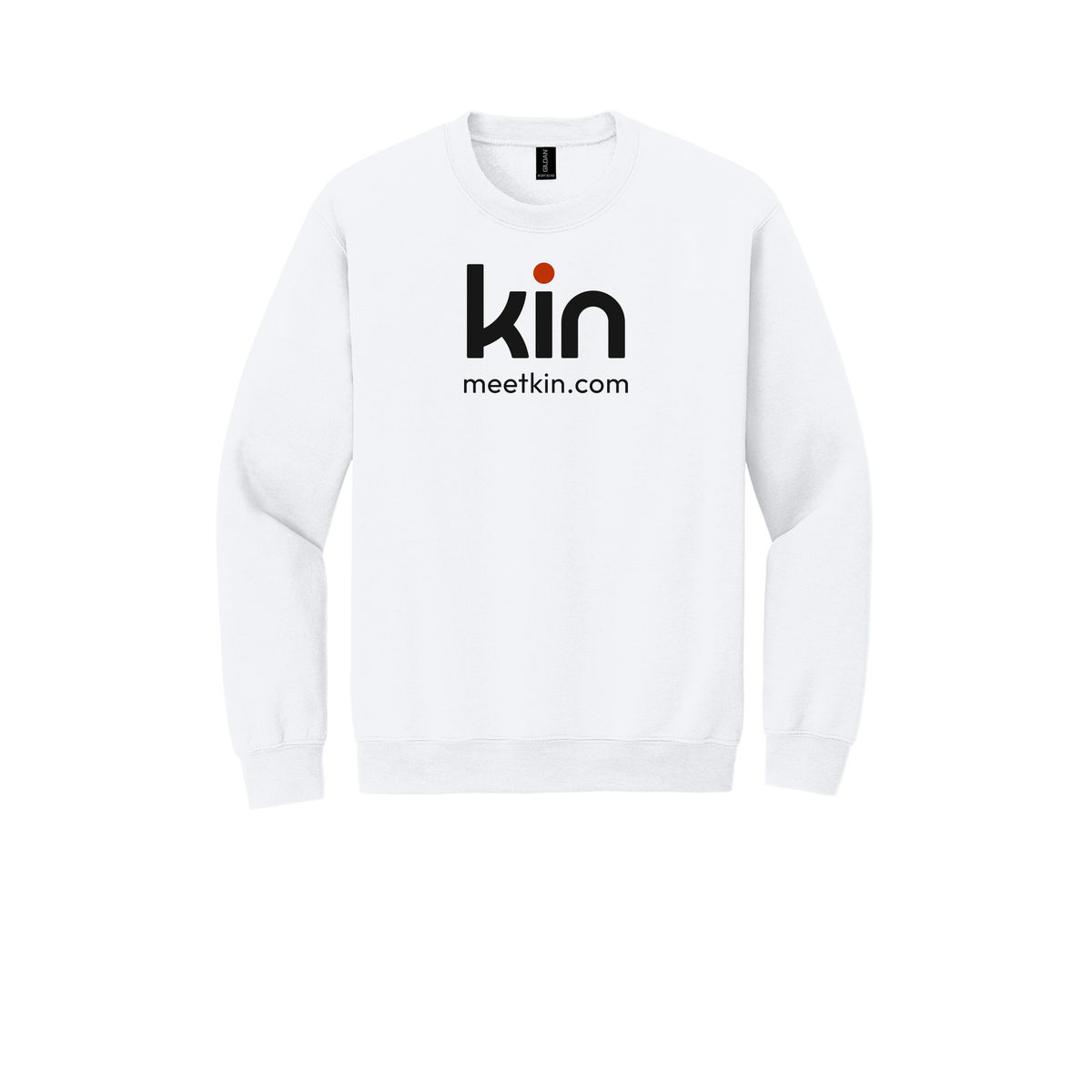 kin-comfort-crewneck-dtf-front-18000-white-flat-front