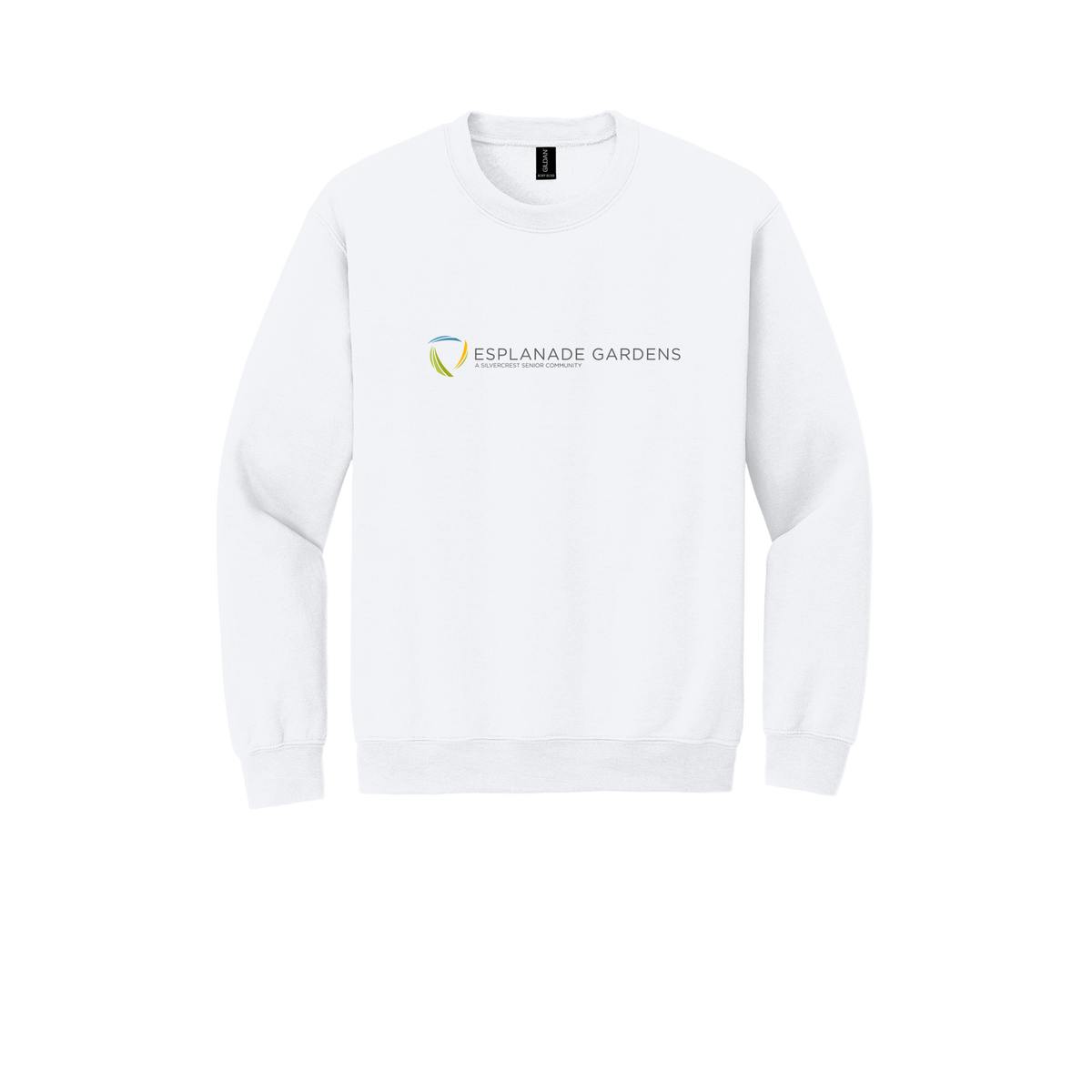 esplanadeseniorcampus-clinic-comfort-crewneck-dtf-front-18000-white-flat-front