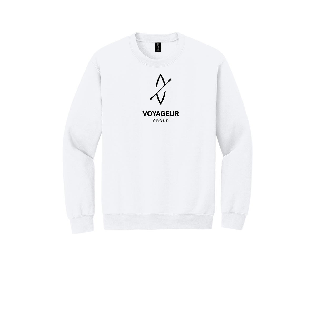 voyageurgroup-comfort-crewneck-dtf-front-18000-white-flat-front