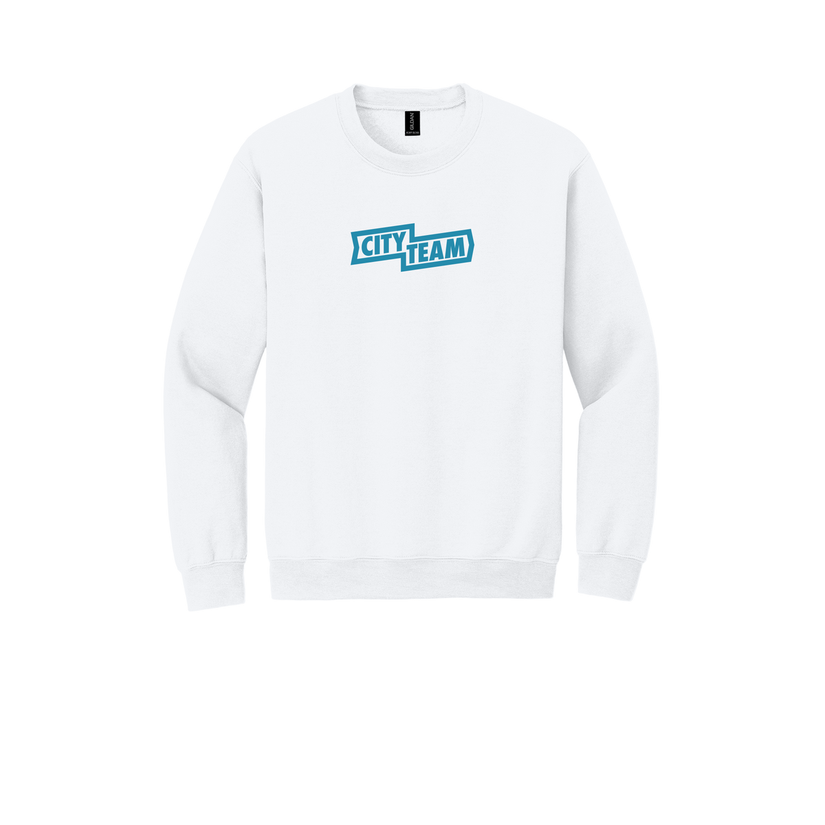 cityteam-comfort-crewneck-dtf-front-18000-white-flat-front
