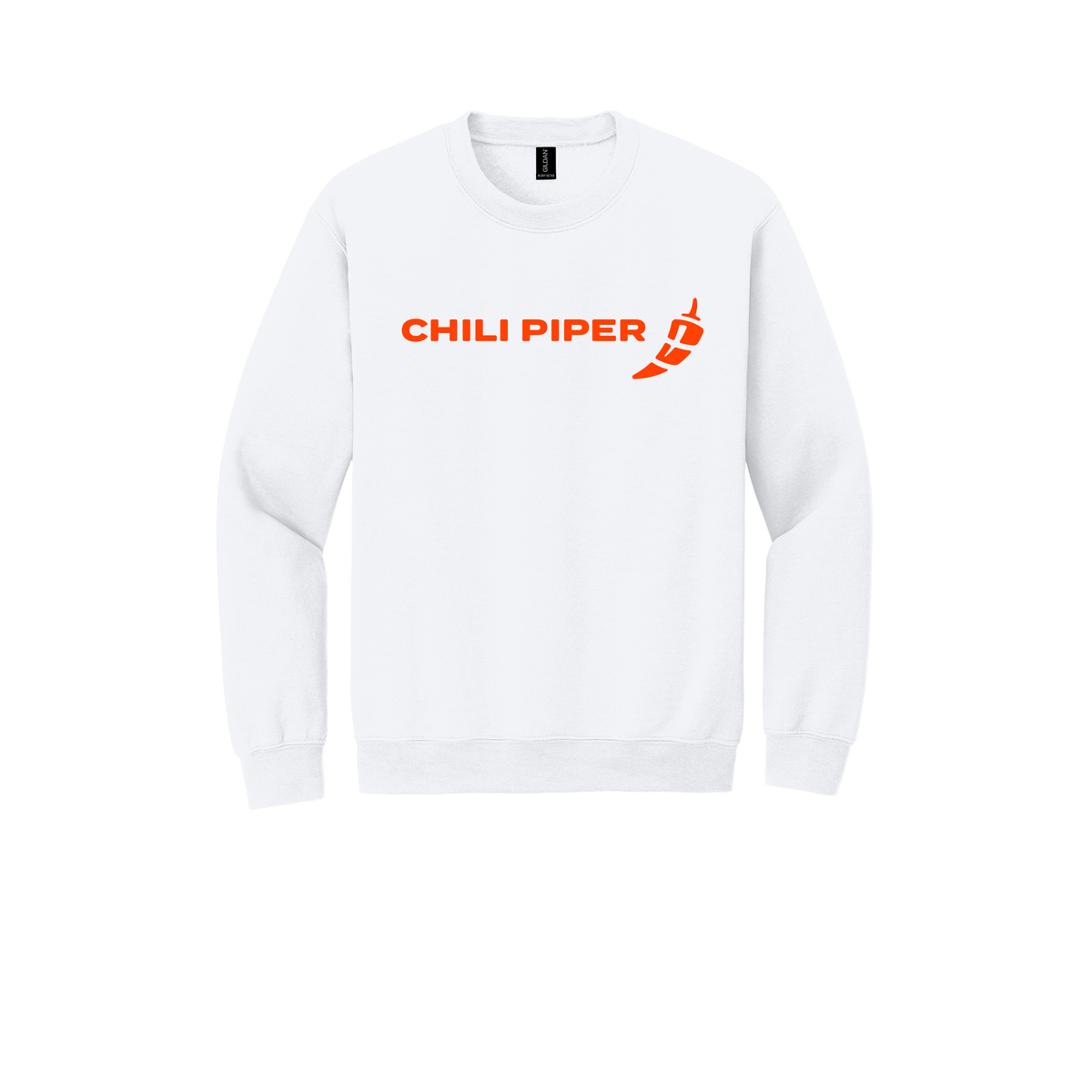 chilipiper-comfort-crewneck-dtf-front-18000-white-flat-front