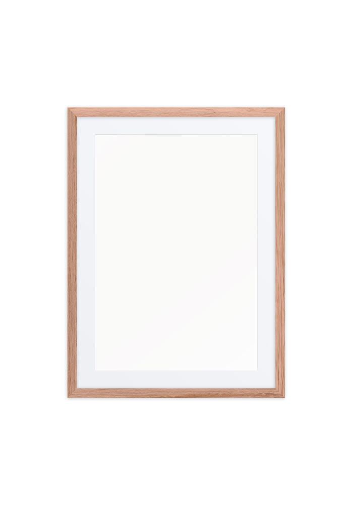 Matte Paper Framed Poster With Mat (in)