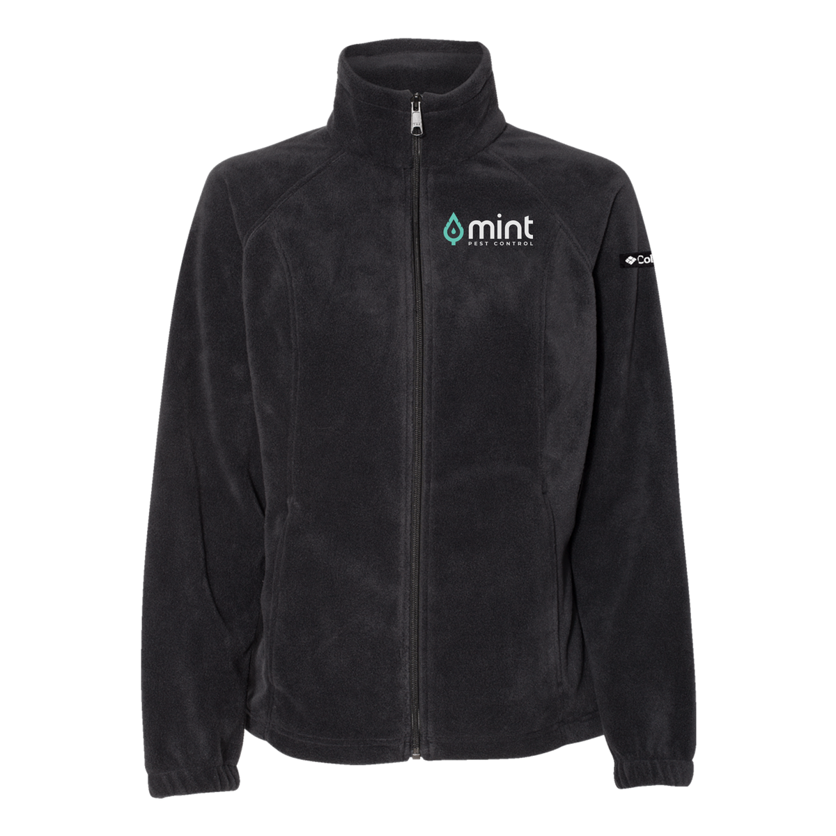 mintpest-columbia-womens-fleece-jacket-embroidery-leftchest-212470-black-flat-front