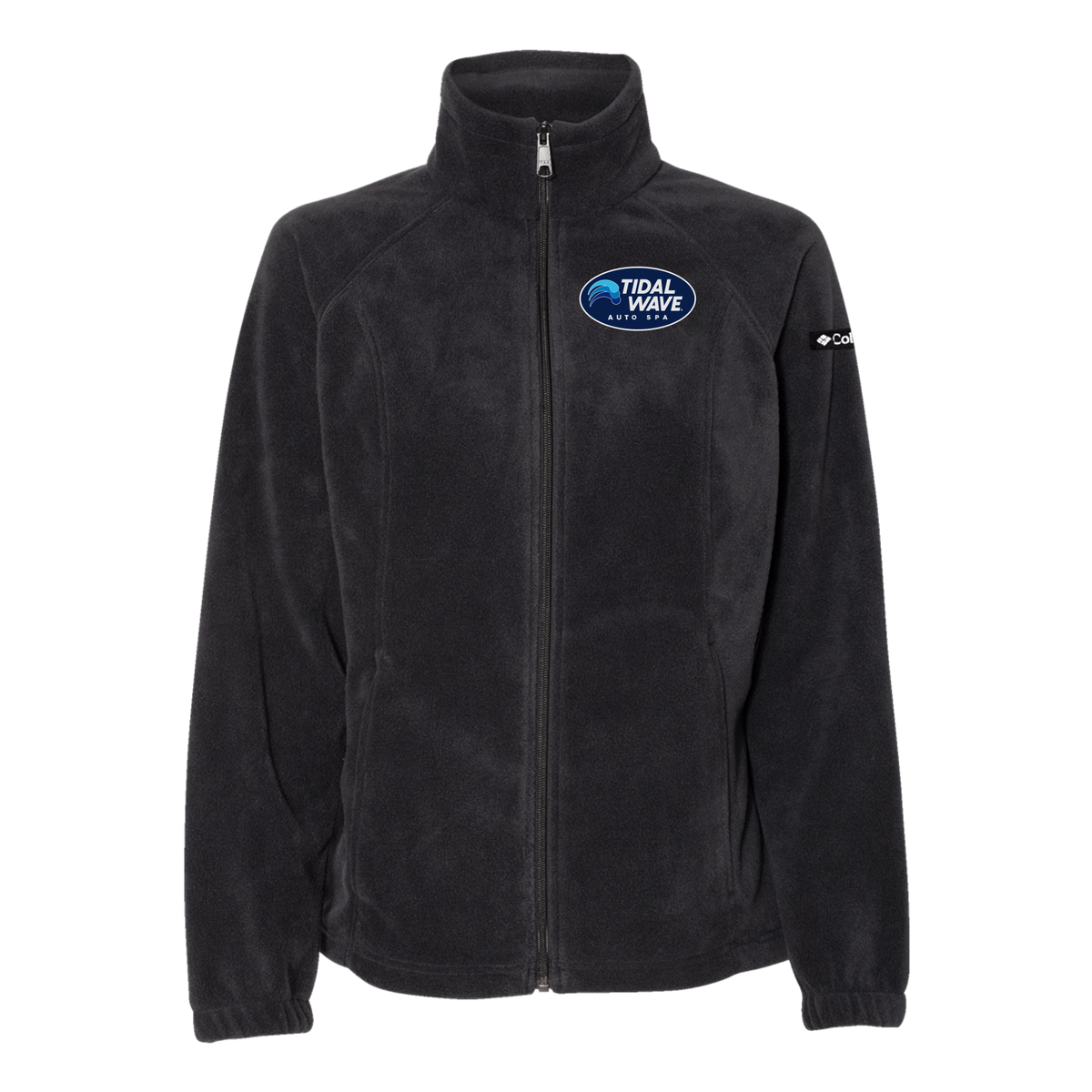 tidalwaveautospa-columbia-womens-fleece-jacket-embroidery-leftchest-212470-black-flat-front