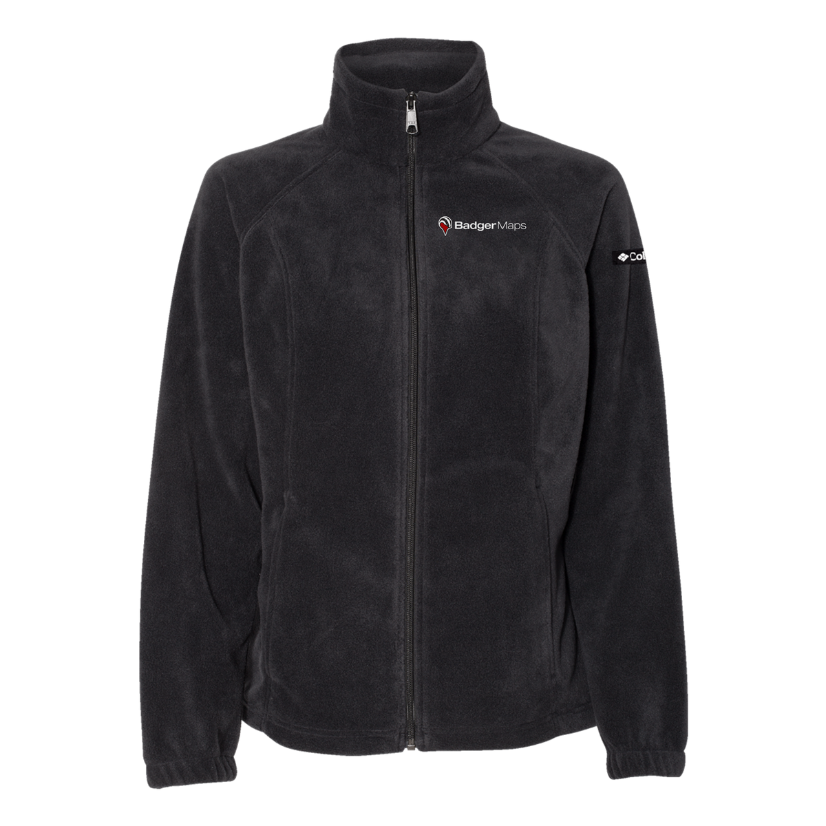 badgermapping-columbia-womens-fleece-jacket-embroidery-leftchest-212470-black-flat-front