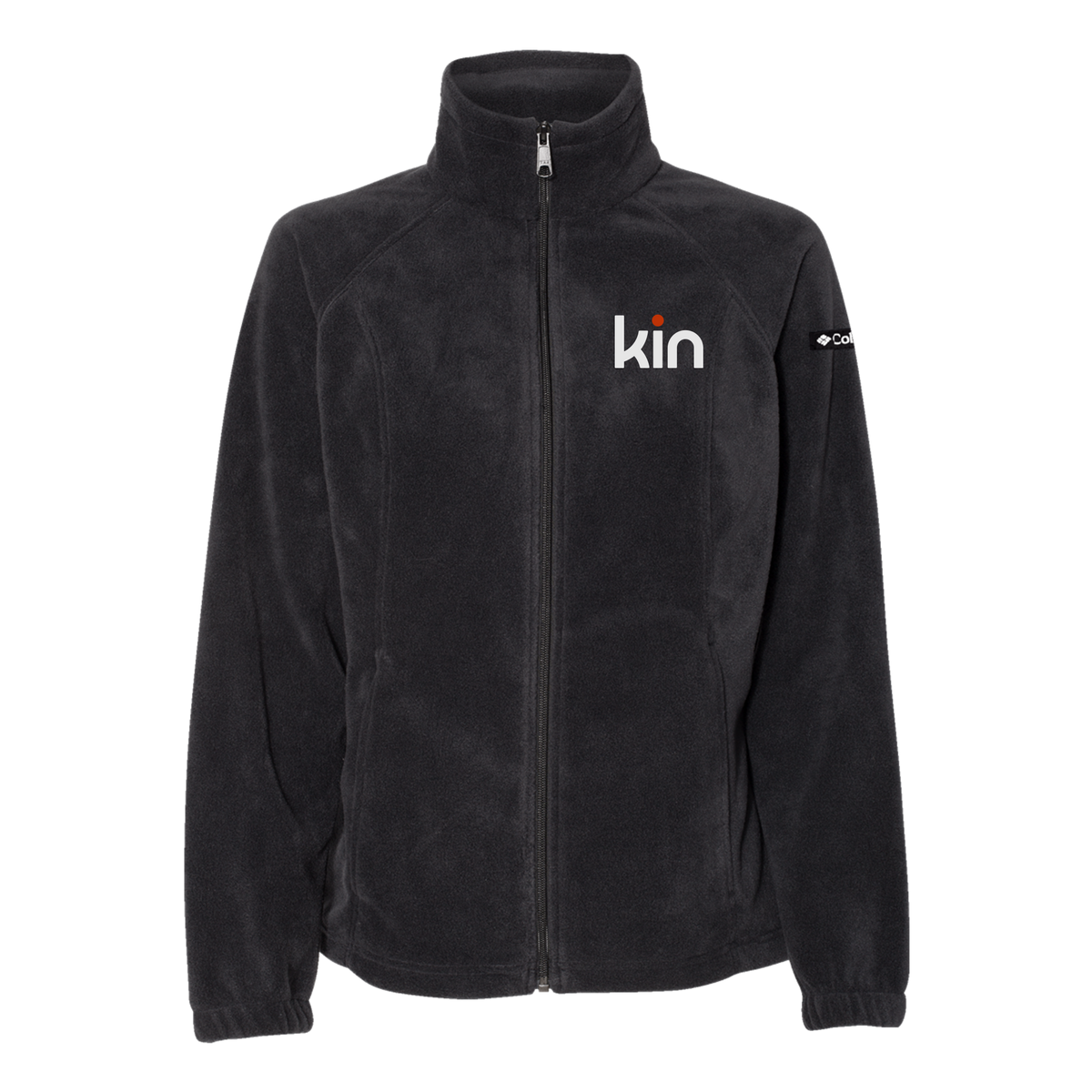 meetkin-womens-columbia-fleece-jacket-embroidery-leftchest-212470-black-flat-front