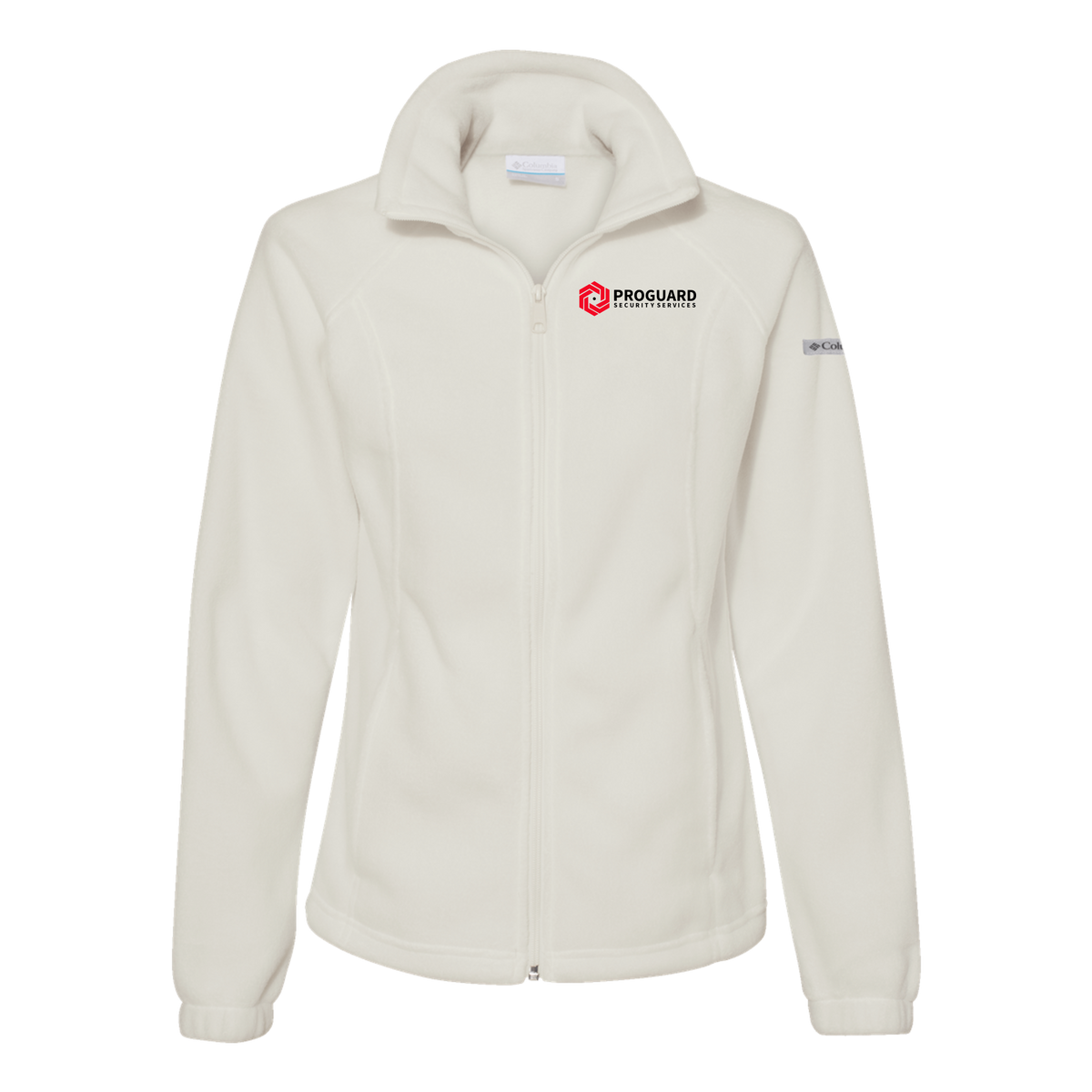 proguardsecurityservices-columbia-womens-fleece-jacket-embroidery-leftchest-212470-chalk-flat-front