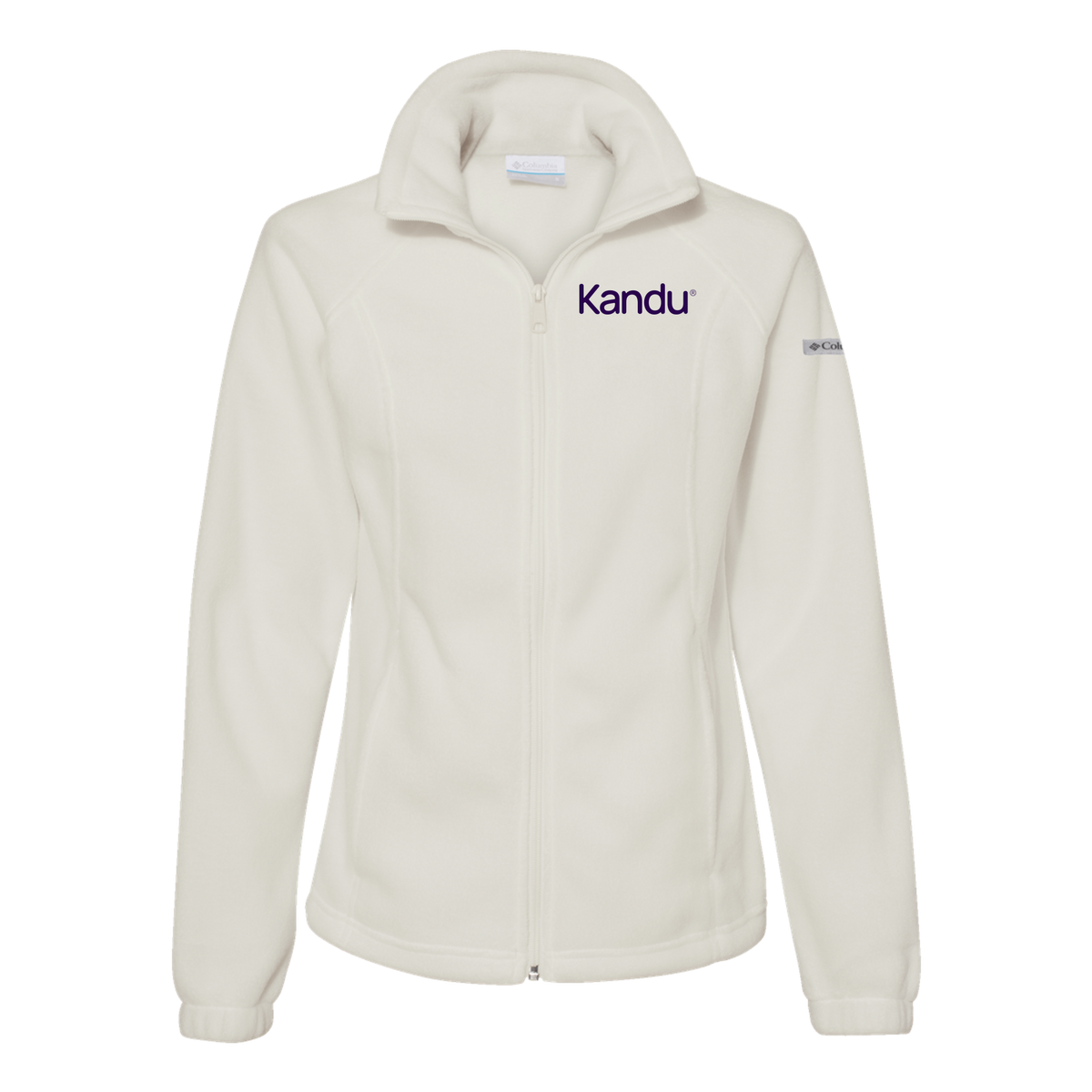 kandu-columbia-womens-fleece-jacket-embroidery-leftchest-212470-chalk-flat-front