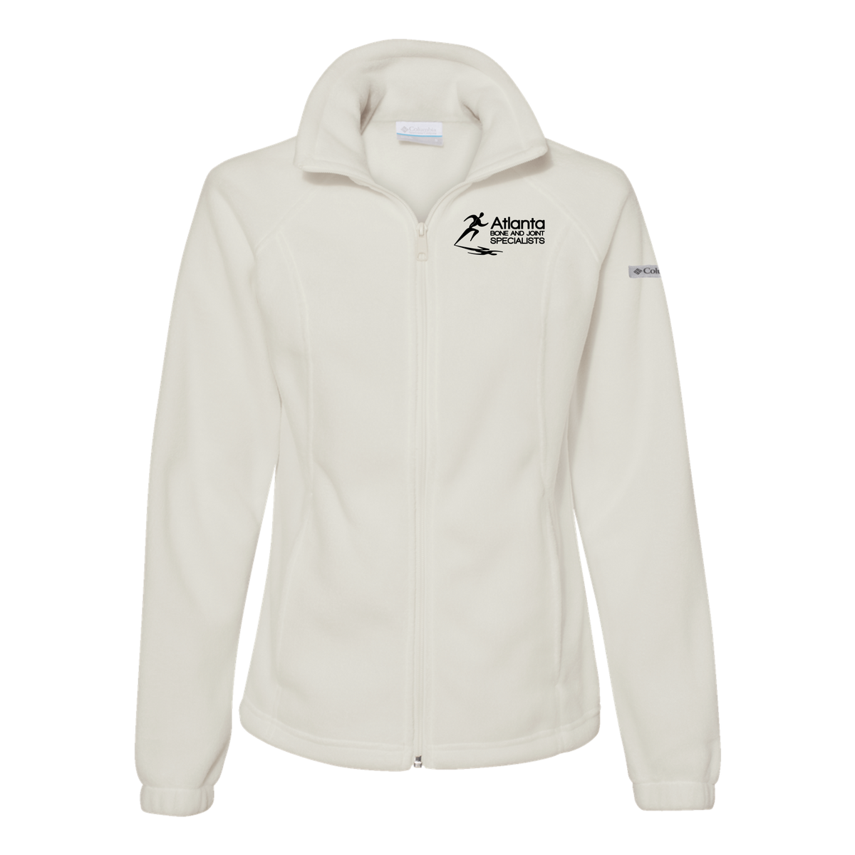 atlantaboneandjoint-columbia-womens-fleece-jacket-embroidery-leftchest-212470-chalk-flat-front