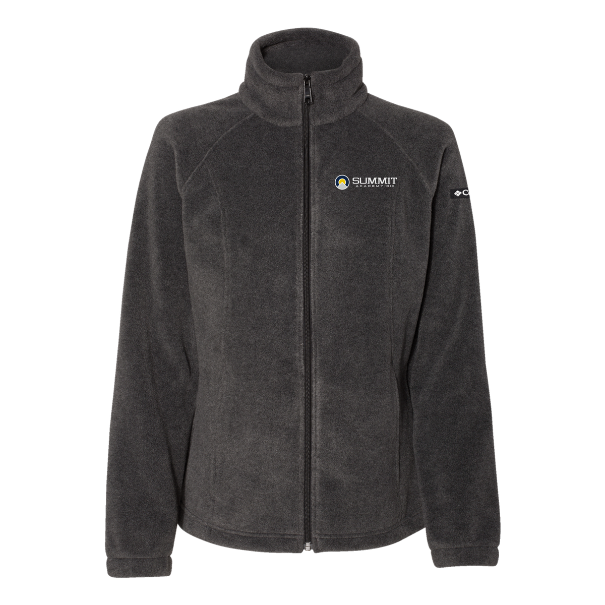 saoic-columbia-womens-fleece-jacket-embroidery-leftchest-212470-charcoalheather-flat-front