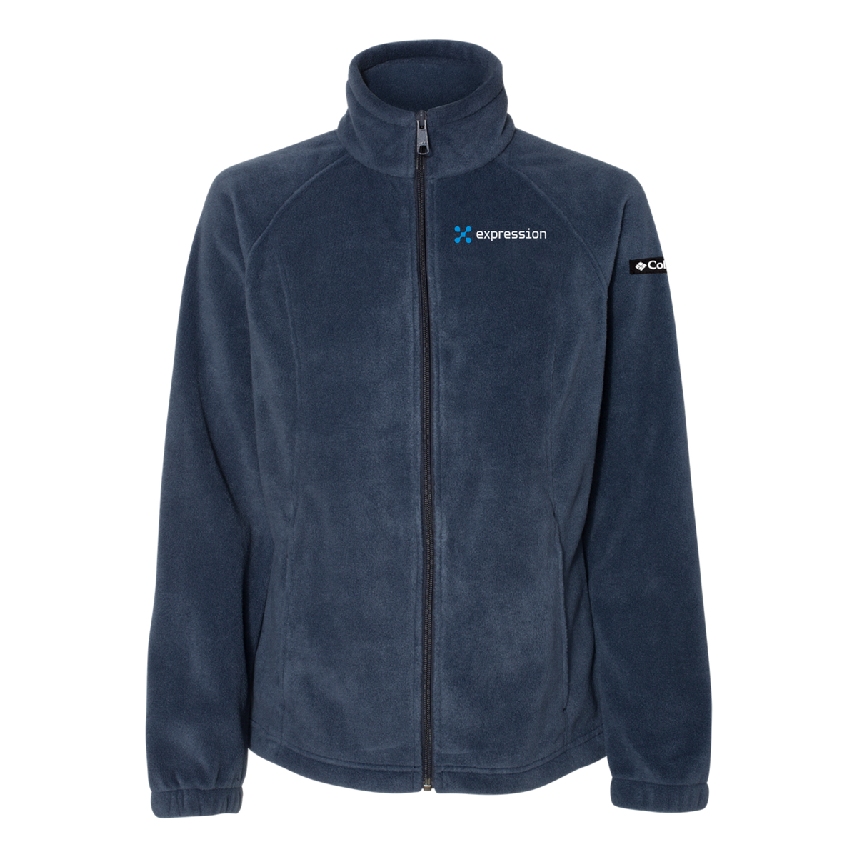 expr-columbia-womens-fleece-jacket-embroidery-leftchest-212470-collegiatenavy-flat-front