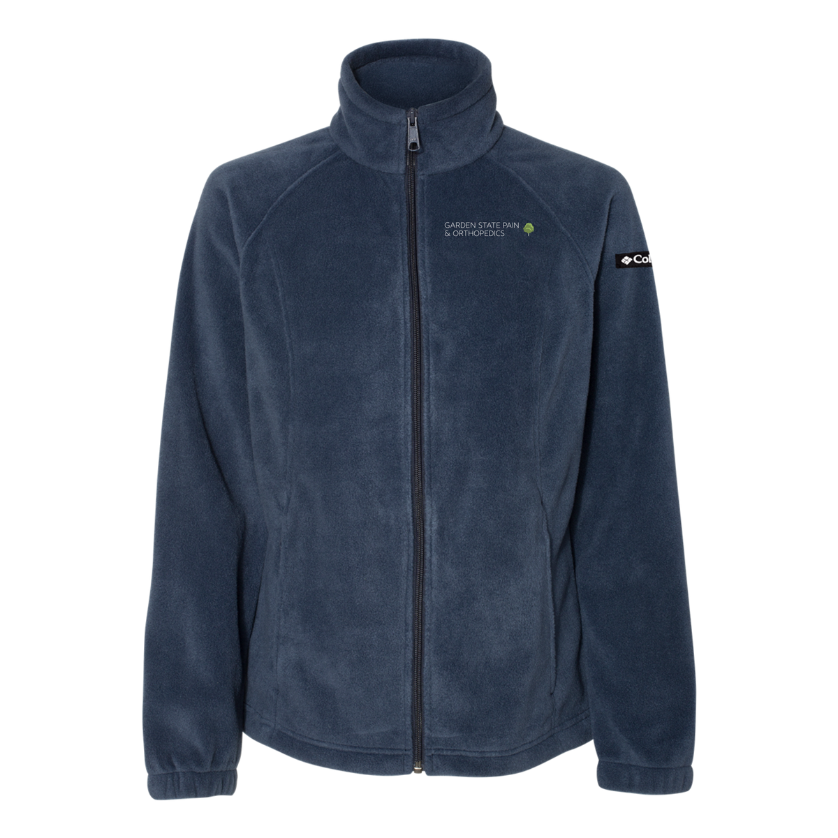 gardenstatepain-columbia-womens-fleece-jacket-embroidery-leftchest-212470-collegiatenavy-flat-front