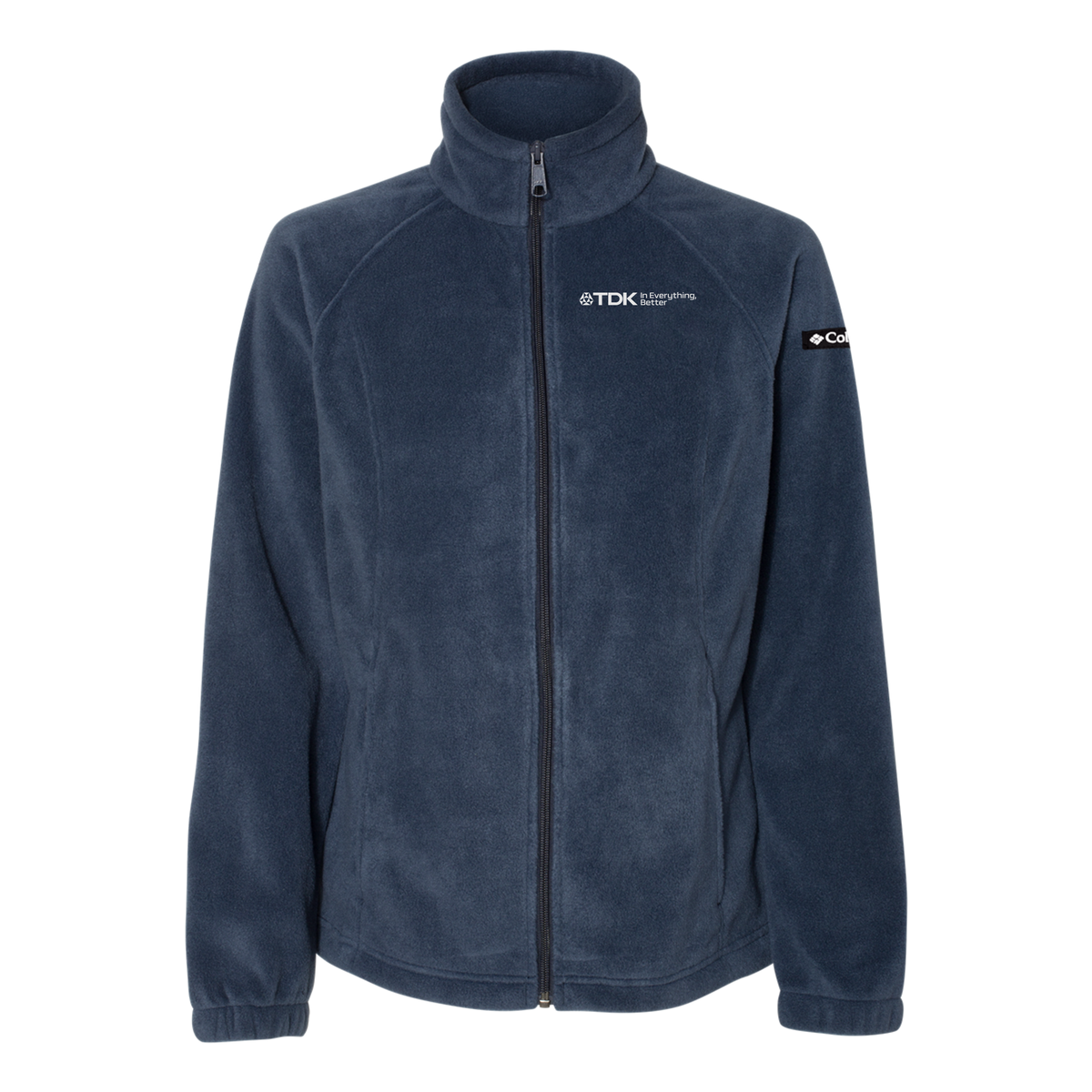 tdk-columbia-womens-fleece-jacket-embroidery-leftchest-212470-collegiatenavy-flat-front