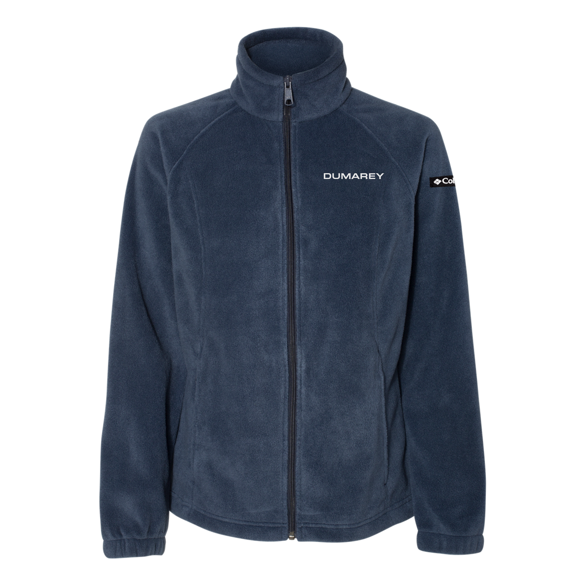 dumarey-columbia-womens-fleece-jacket-embroidery-leftchest-212470-collegiatenavy-flat-front
