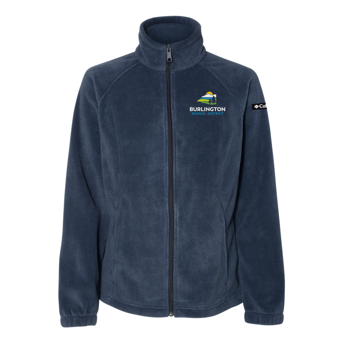 bsdvt-columbia-womens-fleece-jacket-embroidery-leftchest-212470-collegiatenavy-flat-front