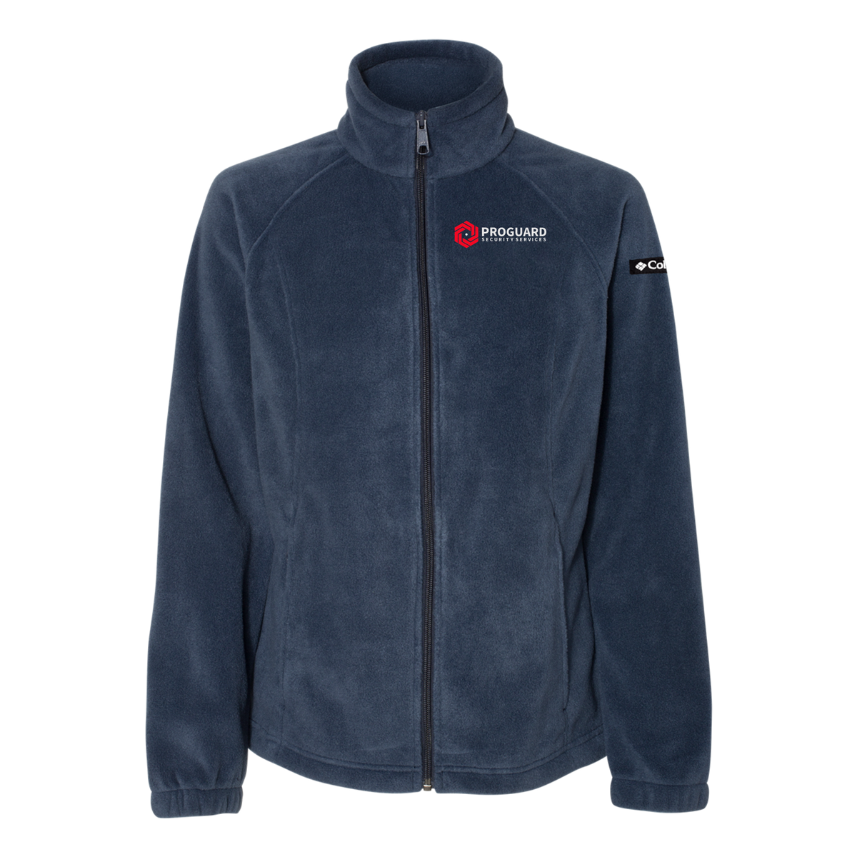 proguardsecurityservices-columbia-womens-fleece-jacket-embroidery-leftchest-212470-collegiatenavy-flat-front
