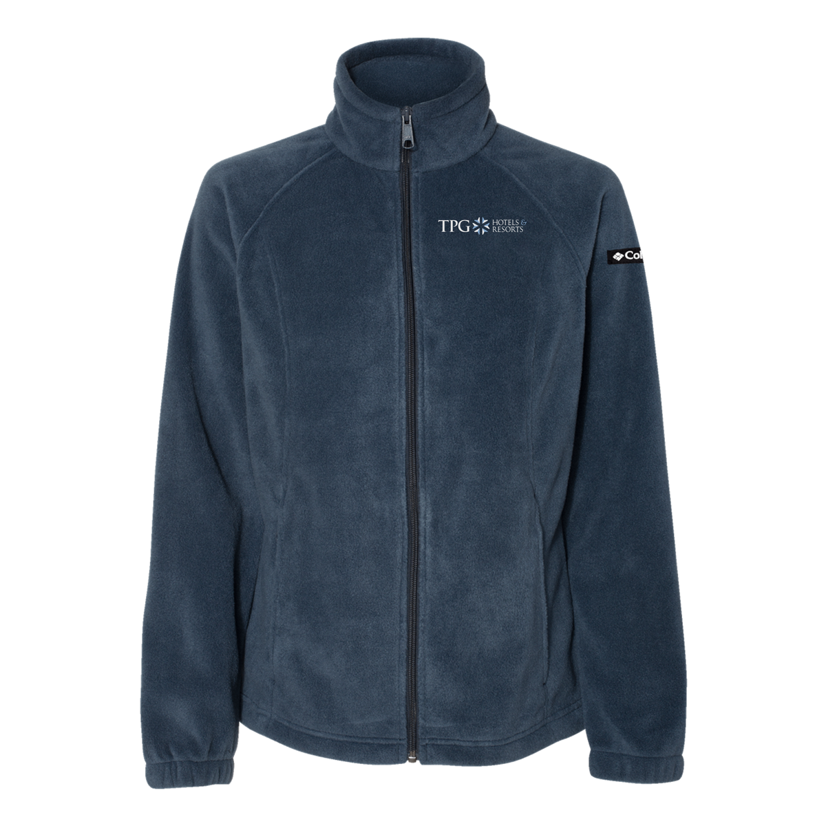 tpghotelsandresorts-columbia-womens-fleece-jacket-embroidery-leftchest-212470-columbianavy-flat-front