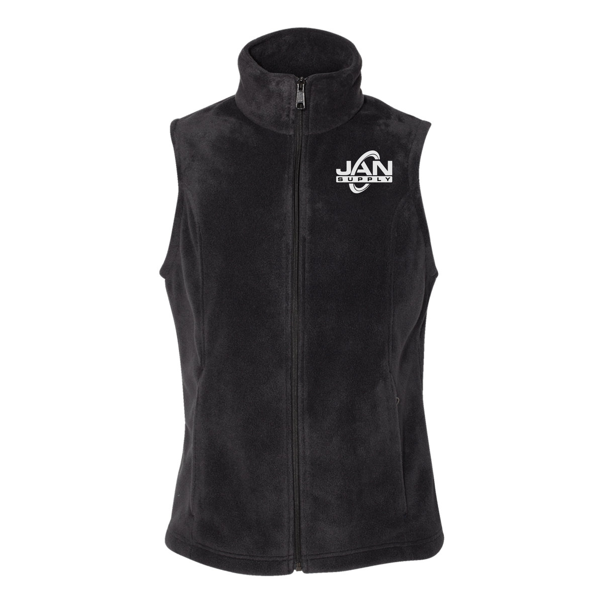 jan-pro-columbia-womens-fleece-vest-embroidery-leftchest-212471-black-flat-front